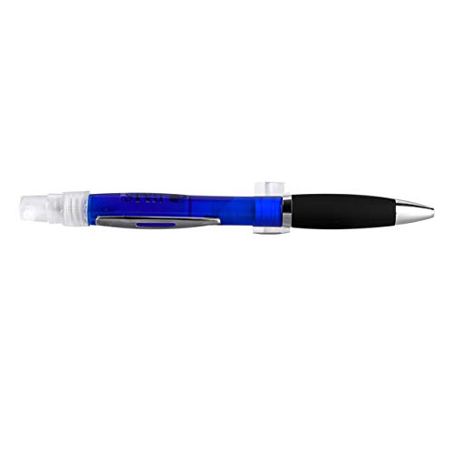 BMS Kit Pulsera dispensadora de Gel Hidroalcohólico desinfectante de Manos Azul Marino + Bolígrafo Dispensador de Gel Hidroalcohólico Azul Marino