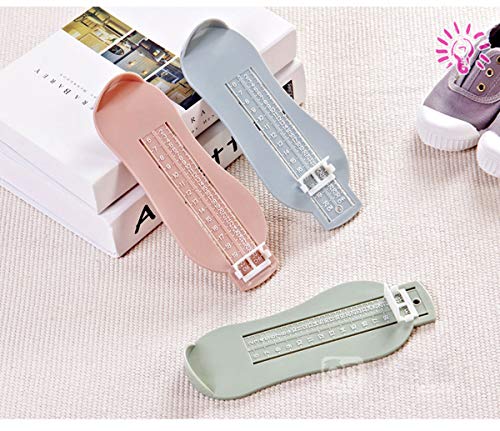 BOBOZHONG Medidor de pies para bebés,3 Piezas de Calibre de pies para bebés,Herramienta de Regla de medición de tamaño,Zapatos para bebés y niños,Zapatos para niños pequeños, Accesorios
