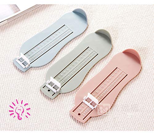 BOBOZHONG Medidor de pies para bebés,3 Piezas de Calibre de pies para bebés,Herramienta de Regla de medición de tamaño,Zapatos para bebés y niños,Zapatos para niños pequeños, Accesorios