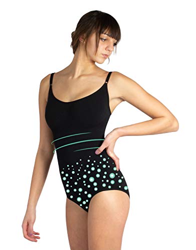 Body Reductor SIN Costuras | Faja MODELANTE DE Mujer | S M L XL XXL | Blanco, Negro, Natural | LENCERÍA Italiana | (L, Negro)