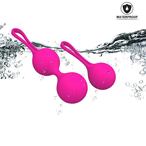 Bolas chinas por Médicos para el Control de la Vejiga y Ejercicios del Suelo Pélvico Juego de 2 Bolas Kegel Premium Silicone Vaginal y Mejorar el Control de la Vejiga y Problemas de la Incontinencia