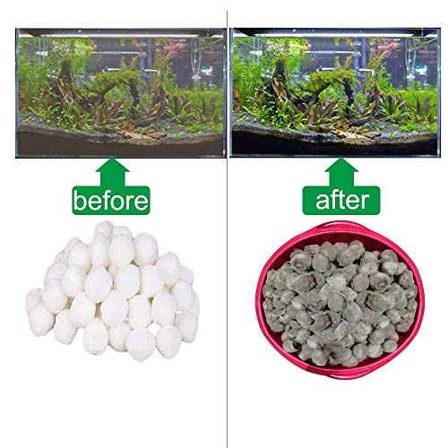 Bolas Filtro para Piscina,700g Bolas de Filtro Depuradora Piscina Remplazar 25 kg de Arena de Filtro Filtro de Fibra para Filtro de Piscina Bolas de Filtro e Arena de Acuario