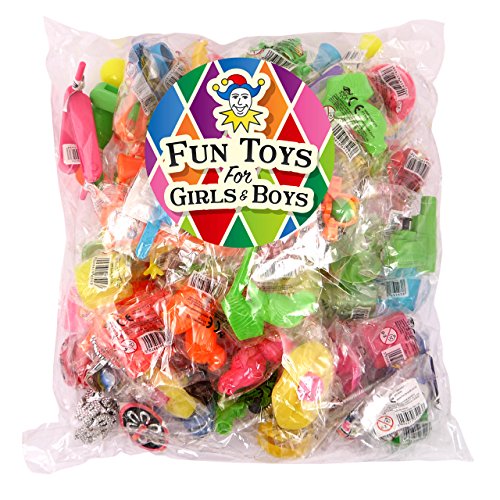 Bolsa 100 Juguetes surtidos - Perfecta para relleno de piñatas, regalos de cumpleaños, relleno de cajitas sorpresa...