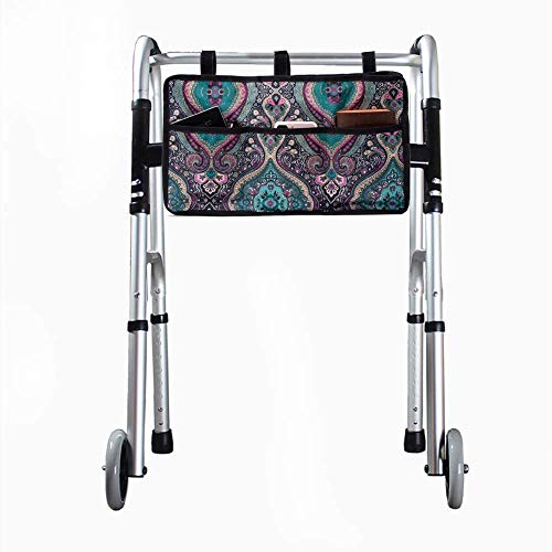 Bolsa de almacenamiento, bolsa lateral para silla de ruedas, universal y portátil, impermeable, accesorio para silla de ruedas, adecuado para andador, andador, scooter.