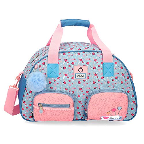 Bolsa de viaje Enso I love sweets, Multicolor, 45 cm