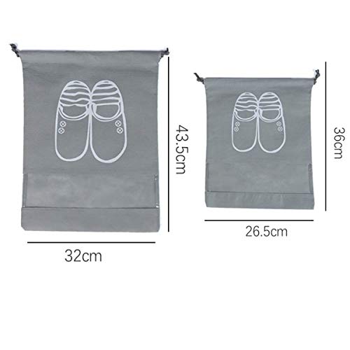 Bolsas de Zapatos,Zapatos de Viaje Bolso,Multifunción a Prueba de Polvo para Viajes,Transpirables,para Zapatos para Almacenar Botas Zapatos de Viaje Bolsa de Acabado (10 Pcs ) (Multicolor)