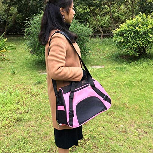 Bolso con Ruedas para Perros Gatos Trolley Mochila de Tranporte transportin Gato Bolsa de Transporte portátil para Perros y Gatos Pet Puppy Travel Mesh 43x21x30