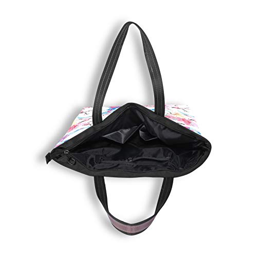 Bolso de compras Ligero Correa Bolsos de hombro Bolsos Bolso de mano Carpa japonesa Flor de cerezo chino Ventiladores orientales para mujeres Niñas Señoras Estudiante