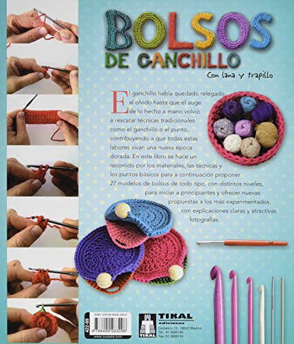 Bolsos de ganchillo con lana y trapillo (Taller de manualidades)