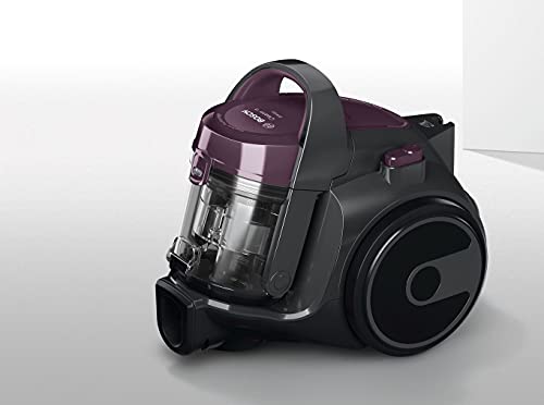 Bosch BGC05AAA1 GS05 Cleannn Serie | 2 Aspirador sin bolsa, 700 W, color violeta y gris, 314 x 268 x 381 mm