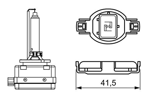 Bosch D1S Xenon HID Lámpara para faros - 35W PK32d-2 - Lámpara x1