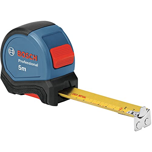Bosch Professional - Cinta métrica (longitud 5 m, ancho 27 mm, gancho magnético)