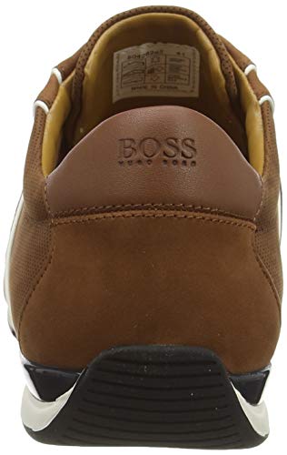 Boss Saturn_lowp_nupf, Zapatillas Hombre, Marrón (Medium Brown 212), 41 EU