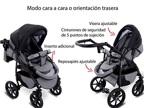 Boston Cochecito de Bebe 3in1 Combi Carrito SILLA de COCHE by GaGaDumi (B2 City Life)