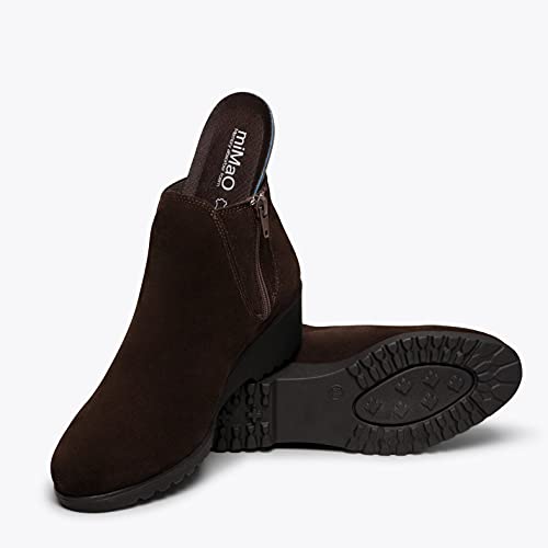BOTÍN CUÑA Botines Marrones con cuña y Plataforma