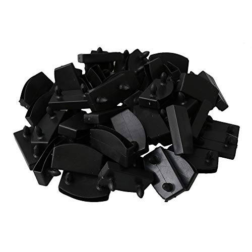 BQLZR Juego de 50 tapas de plástico para listones de cama de repuesto para sujetar y asegurar listones de madera