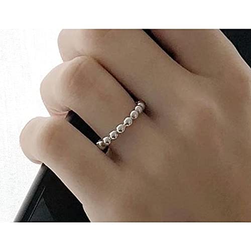 Bract Anillo de acero inoxidable para mujer, flexible, elástico, de oro auténtico, plateado, oro rosado, joya para mujeres y niñas, Metal no noble.,