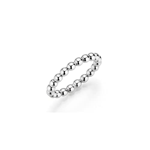 Bract Anillo de acero inoxidable para mujer, flexible, elástico, de oro auténtico, plateado, oro rosado, joya para mujeres y niñas, Metal no noble.,