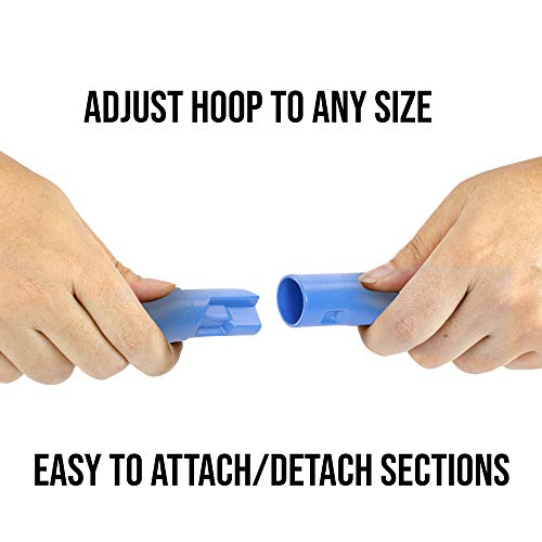 Bramble 6 Aros Hula Hoop para Niños y Adultos (80cm) - Ajustable y Desmontable