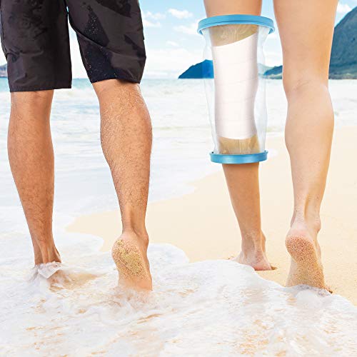 Bramble Protector de Escayola Impermeable, Protección de Yeso (Rodilla) - Silicona Resistente, Flexible & Cómodo | Ideal para Baño o Ducha
