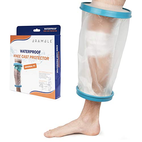 Bramble Protector de Escayola Impermeable, Protección de Yeso (Rodilla) - Silicona Resistente, Flexible & Cómodo | Ideal para Baño o Ducha