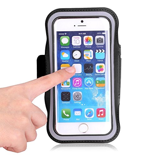 Brazalete deportivo de Haodou, para el gimnasio, correr, ciclismo, senderismo o montar a caballo; bolsa para iPhone 7 Plus de 5,5 pulgadas, iPhone 6 Plus, Samsung, Sony, HTC, Huawei y LG