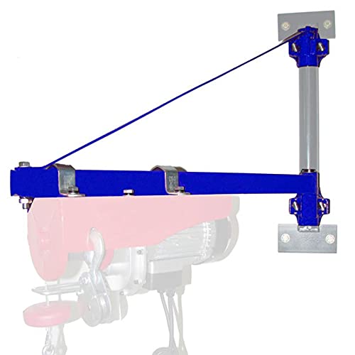 Brazo giratorio para cabrestantes de cable con 300 kg Capacidad de carga | brazo de la grúa soporte del brazo de carga para la polea