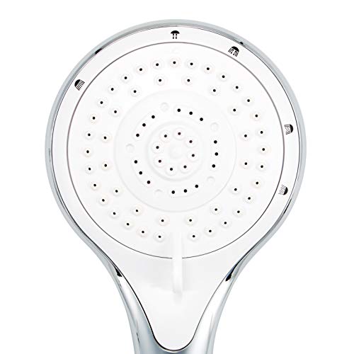 bremermann Juego de barra de ducha, incluye alcachofa de ducha, manguera de ducha de acero inoxidable de 1,75 m y barra de 71,5 cm