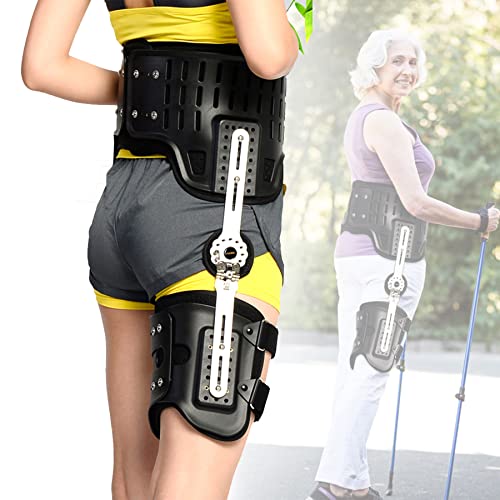 BrightFootBook Soporte De Cadera, Soporte De Abducción De Cadera, Soporte De Compresión Estabilizador De Protector De Cadera Postoperatorio para Dolor En Las Articulaciones,Black
