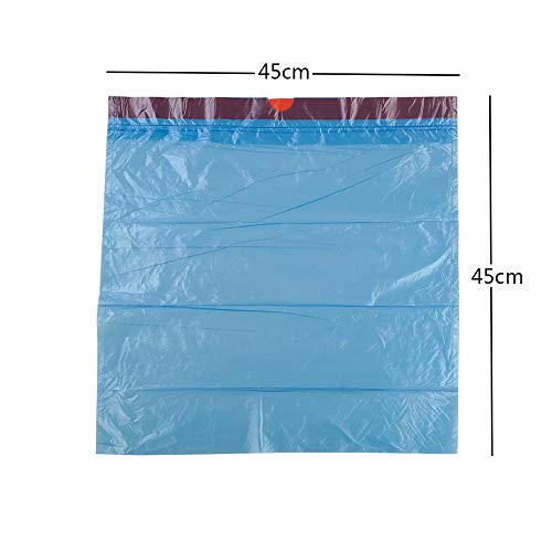 Bringer Bolsas de basura azules con cordón de 5 L, 200 bolsas