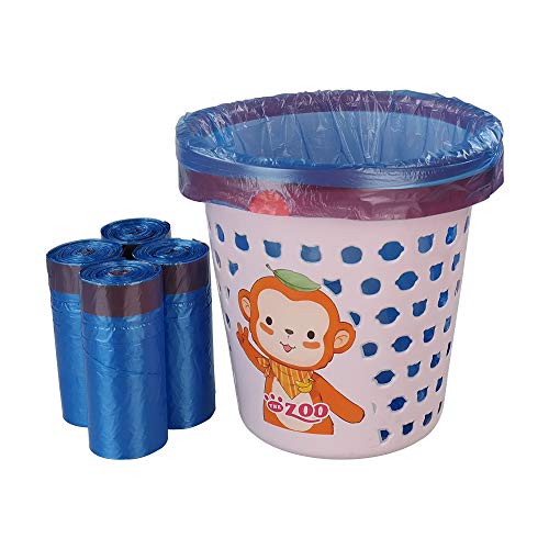 Bringer Bolsas de basura azules con cordón de 5 L, 200 bolsas