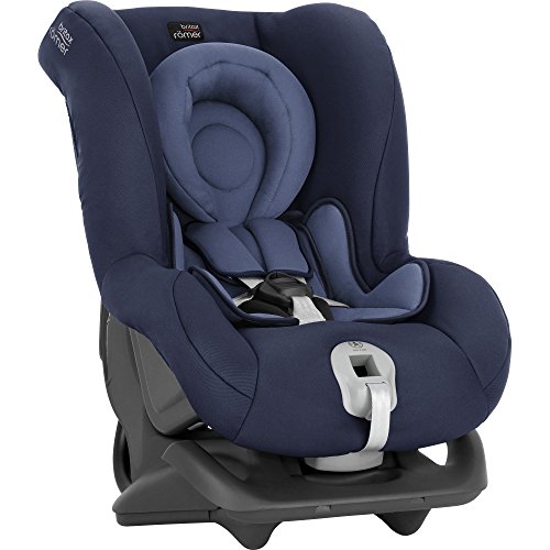 BRITAX RÖMER Silla Coche FIRST CLASS PLUS Instalación con Cinturón de Seguridad Niño de 0 a 18 kg Grupo 1 desde el Nacimiento hasta los 4 Años, Moonlight Blue