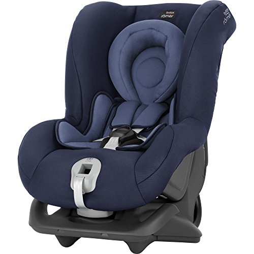 BRITAX RÖMER Silla Coche FIRST CLASS PLUS Instalación con Cinturón de Seguridad Niño de 0 a 18 kg Grupo 1 desde el Nacimiento hasta los 4 Años, Moonlight Blue
