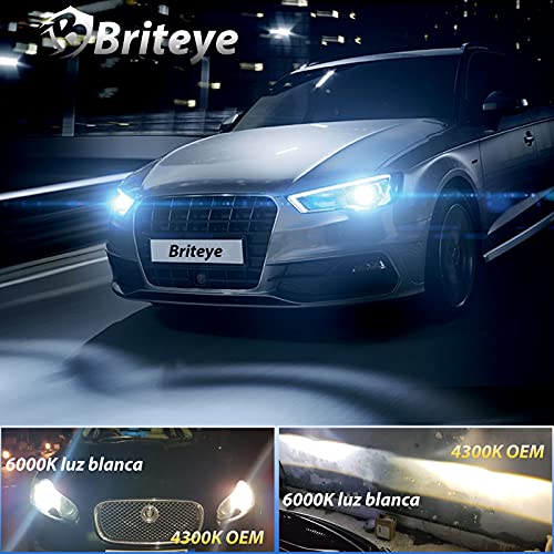 Briteye Bombillas Xenon D1S 35W 6000K Blanca 12V AC HID Lamparas Faros de Coche Luces De Xenon (2pcs)