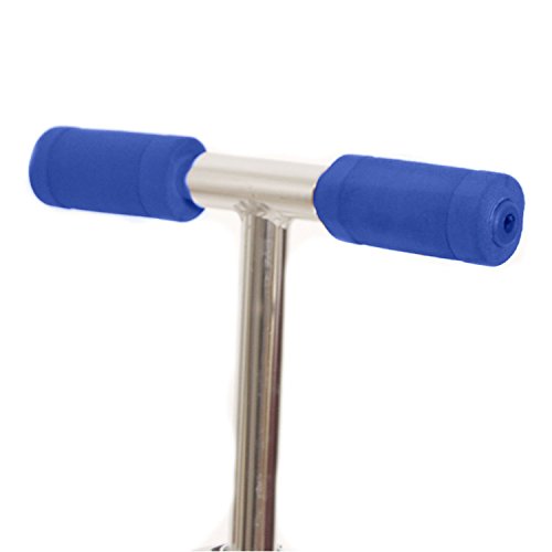 Brubaker enfants Scooter en aluminium Roller Big Wheel 125 mm Bleu métallisé