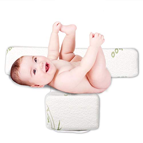 BST&BAO Almohada para Dormir Lateral para bebé, Almohada de Apoyo Lateral Desmontable, extraíble y Lavable, para Dormir profundamente Almohada para bebé para niño/niña
