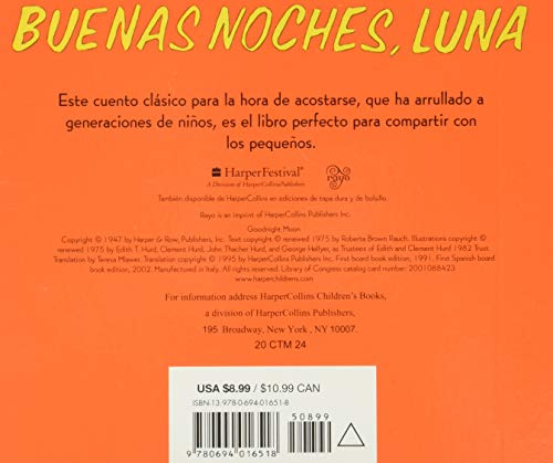 Buenas Noches, Luna: Goodnight Moon Board Book (Spanish Edition)