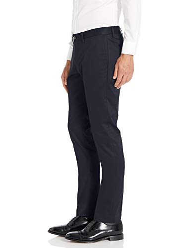 Buttoned Down Skinny Fit Non-Iron Dress Chino Pant Pants, Marino, 28W x 30L