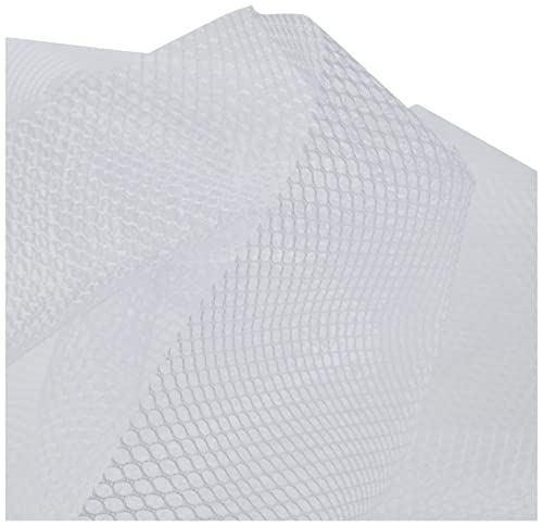 byannie sup209 de White Lightweight Mesh Fabric, 18 x 54 Inch Aprox. 45,7 x 137 cm Red plástico, 100% poliéster, Blanco, 28 x 20 x 1 cm
