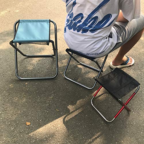 C Hello Cloud Taburete plegable para camping mini exterior plegable asiento portátil, ligero, pesca, viajes, senderismo, jardín, con bolsa de transporte, en 3 tamaños (mediano)