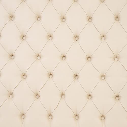 Cabecero capitoné de Lino Blanco Roto para Cama de 180 cm - LOLAhome