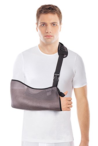 Cabestrillo de brazo; malla transpirable; ligero X-Small Gris