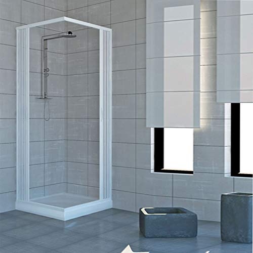 Cabina de ducha 70 x 90 de PVC Mod. Acuario con apertura central