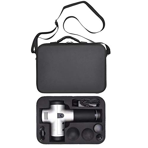 Caja de almacenamiento para masajeador Hypervolt Plus, impermeable, resistente a los arañazos, a prueba de golpes, portátil, funda de transporte para pistola de masaje Hypervolt