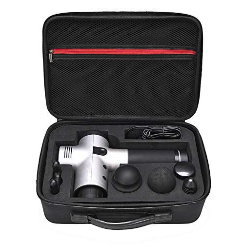 Caja de almacenamiento para masajeador Hypervolt Plus, impermeable, resistente a los arañazos, a prueba de golpes, portátil, funda de transporte para pistola de masaje Hypervolt