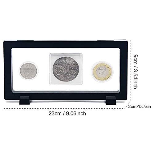Caja De Exhibición, Exhibición De Joyería Soporte, Flotante Para Mostrar, Caja De Exhibición De Monedas, para monedas, Joyas, Collares, Pendientes, Piedras De PET, Colgante De Joyería