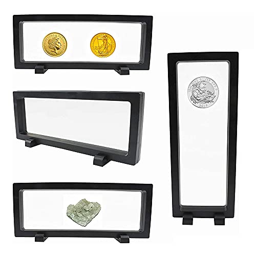 Caja De Exhibición, Exhibición De Joyería Soporte, Flotante Para Mostrar, Caja De Exhibición De Monedas, para monedas, Joyas, Collares, Pendientes, Piedras De PET, Colgante De Joyería