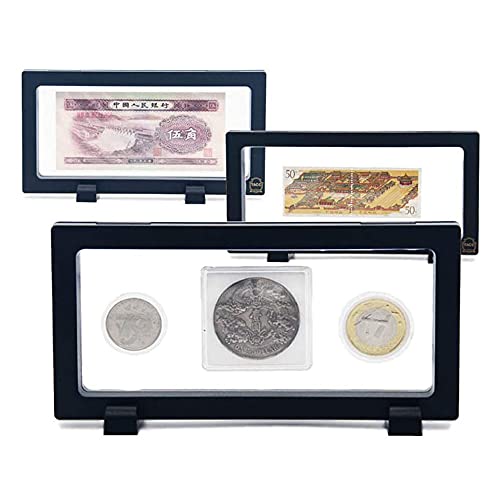 Caja De Exhibición, Exhibición De Joyería Soporte, Flotante Para Mostrar, Caja De Exhibición De Monedas, para monedas, Joyas, Collares, Pendientes, Piedras De PET, Colgante De Joyería