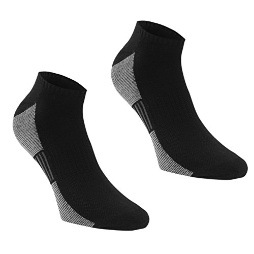 Calcetines Dunlop Perfomance Trainer 2 Pares-36-Negro