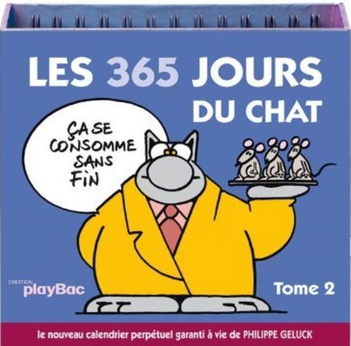 Calendrier Les 365 jours du Chat - Tome 2 (P.BAC 365 CHEV.)